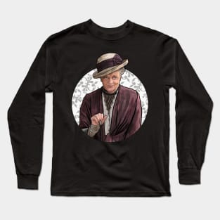 Maggie Smith Dowager Countess Downton Abbey Arts Decoratifs Geometric Shapes Astronomy In Your Home Long Sleeve T-Shirt